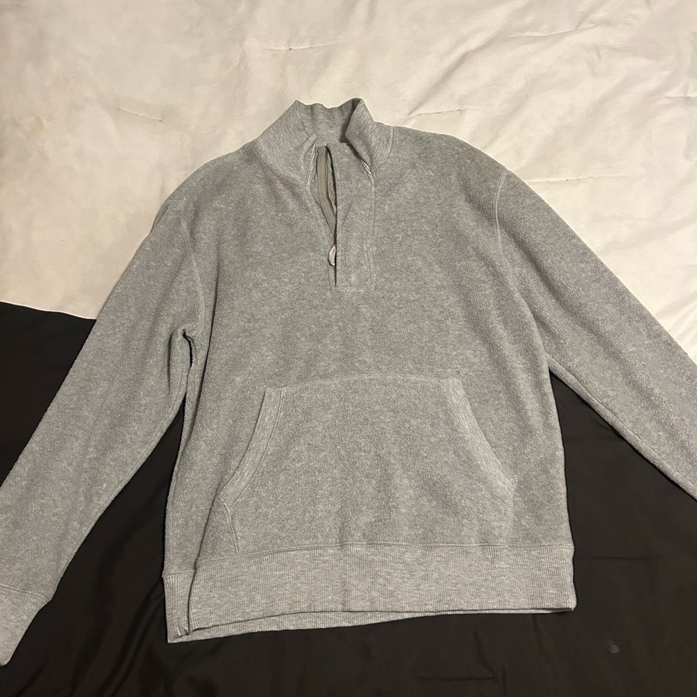 Old Navy Men's Zip Up Gray Sweater